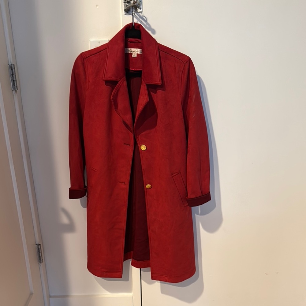 Elegant Red Women's Coat